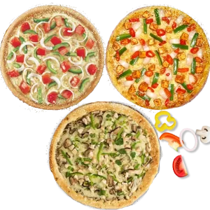 3 Medium Pizza