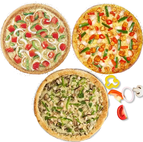 Deal of 3 medium pizza