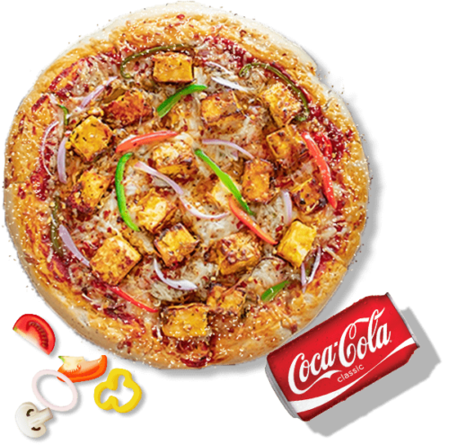 Deal of 2 small pizza with coke