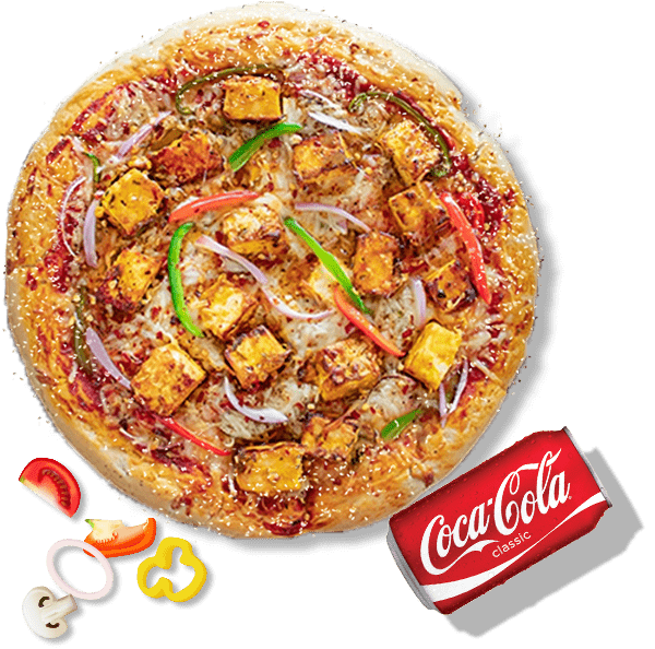 Deal of 2 small pizza with coke